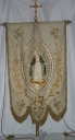Bannière de procession : Sacré Coeur, Immaculée Conception