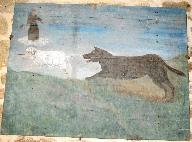 Peinture ex-voto, chapelle Saint-Nicolas (Lignol)
