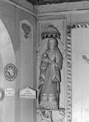 Statue (petite nature) : sainte Marie-Madeleine, chapelle Sainte-Madeleine (Langonnet)