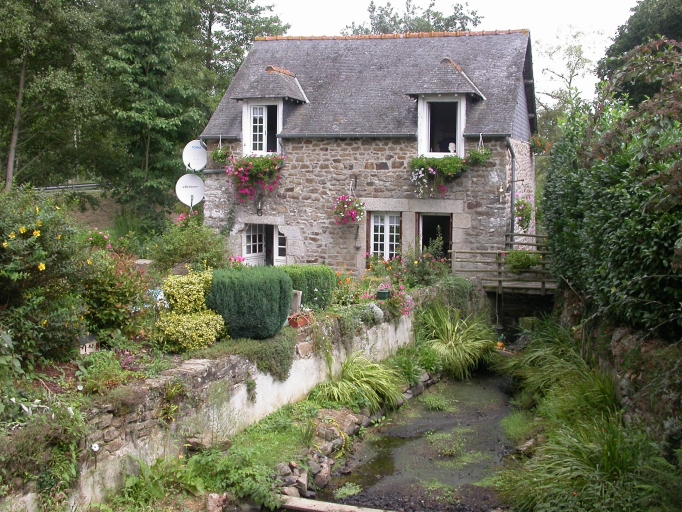 Moulin à farine Hervé, actuellement maison (Meslin fusionnée en Lamballe-Armor en 2019)