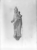 Statue (petite nature) : Vierge à l'Enfant, chapelle Notre-Dame (Plouray)