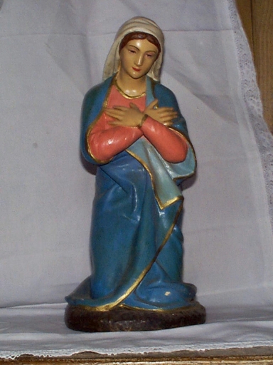 Ensemble 3 de 12 santons (crèche) : Nativité