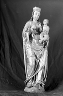Statue (statuette, d'applique) : Vierge à l'Enfant, chapelle Notre-Dame (Carnoët)