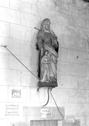 Groupe sculpté (petite nature) : Education de la Vierge, église Saint-Pierre-Saint-Paul, Chapelle Notre-Dame-des-Victoires et ossuaire (Gourin)