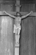 Croix : christ en croix (1), église paroissiale Saint-Rumon, Saint-Raymond-Nonnat (Audierne)