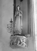 Statue (d'applique, petite nature) : l'Immaculée Conception, chapelle Notre-Dame (Séglien)