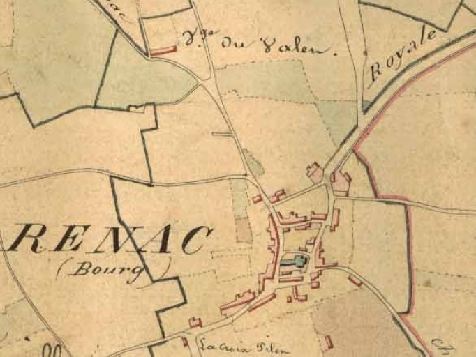 Village et écarts sur la commune de Renac