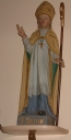 Statue : saint Guillaume, église paroissiale Saint-Aubin (Yffiniac)