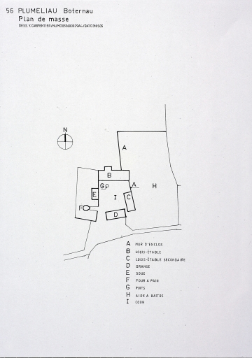 Ferme, Boternau (Pluméliau fusionnée en Pluméliau-Bieuzy en 2019)