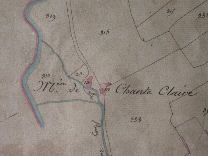Moulin à farine de Chanteclair, actuellement maison (Saint-Launeuc fusionnée en Merdrignac en 2025)