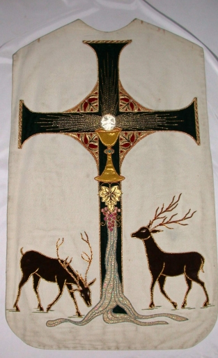 Ornement blanc 2 : chasuble