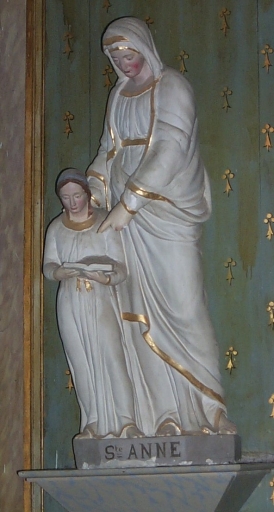 Statue : Education de la Vierge