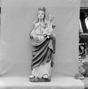 Statue (d'applique) : Vierge à l'Enfant, chapelle Sainte-Barbe (Ploéven)