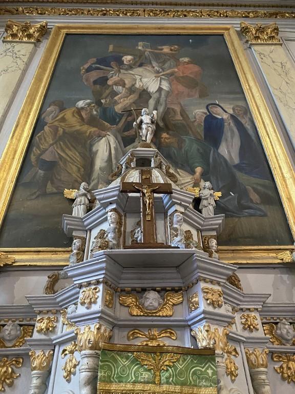Tableau : Descente de Croix, église paroissiale Saint Malo (Saint-Malo-de-Beignon)