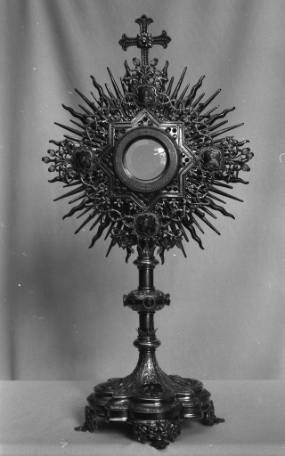 Ostensoir (2), église paroissiale Saint-André (Antrain fusionnée en Val-Couesnon en 2019)