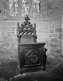 Fauteuil de célébrant (2), église paroissiale Notre-Dame-de-Roscudon (Pont-Croix)