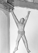 Statue (petite nature) : saint André, chapelle Sainte-Madeleine (Langonnet)