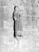 Statue (petite nature), chapelle Notre-Dame de Poulran (Priziac)