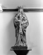 Statue (petite nature) : Vierge à l'enfant dite Notre-Dame-de-Clarté (n° 2), chapelle Saint-Gildas (Pont-Scorff)