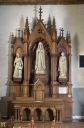 Ensemble de l'autel de la Vierge : autel, tabernacle, retable, gradin d'autel, degré d'autel
