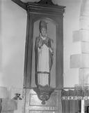 Statue (d'applique, petite nature) : saint Cornély, église paroissiale Saint-Cornély (Gourlizon)