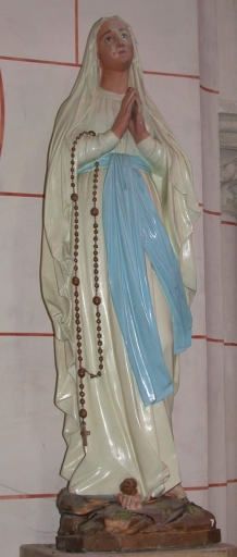 Statue 2 sur culot : Vierge, dite Notre-Dame de Lourdes