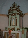 Ensemble de l'autel de saint Jean : autel, tabernacle, retable
