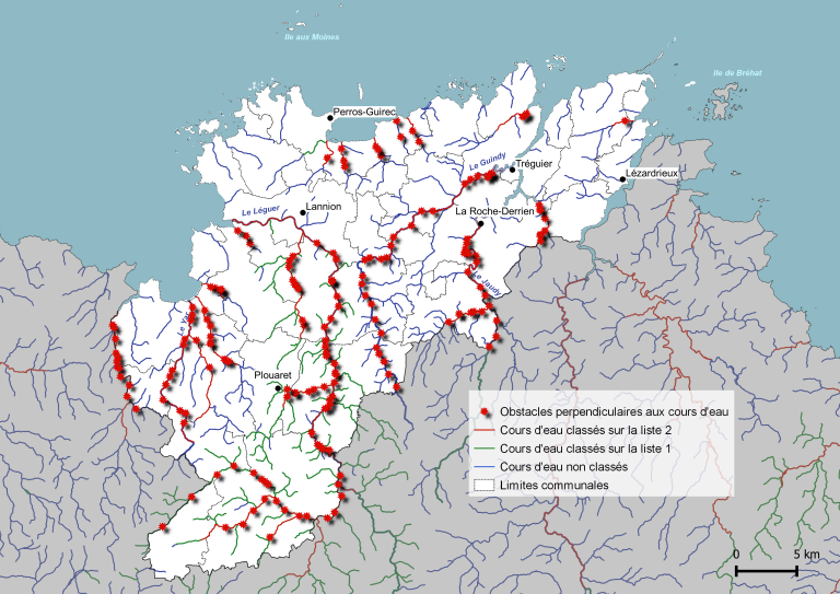 Les moulins dans le territoire du Schéma de cohérence territoriale du Trégor - Lannion-Trégor Communauté