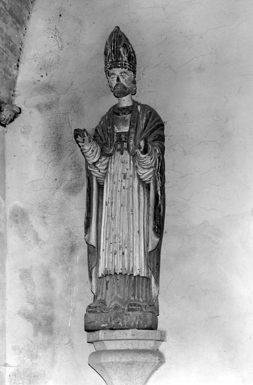 Statue (d'applique) : saint Cado, chapelle Saint-Cado (Carnoët)