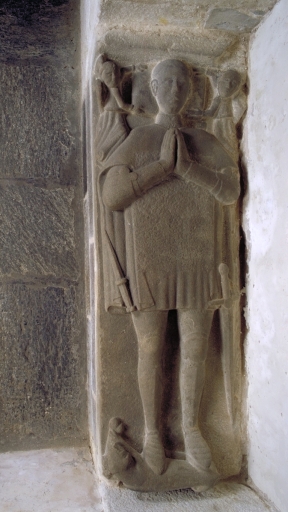 Tombeau : gisant d'Olivier de Pontbriant