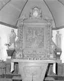 Retable, gradins d'autel (2) (retable architecturé, retable cadre), chapelle Sainte-Edwette (Esquibien fusionnée en Audierne en 2016)