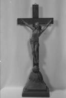 Statue (statuette) : Christ en croix, église paroissiale Saint-Pierre-es-Liens (Plescop)