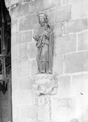 Statue (petite nature) : saint Nicodème, église paroissiale de la Trinité (Langonnet)