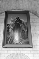 Tableau : saint Isidore assisté par les anges, église paroissiale Saint-Pierre (Pléchâtel)