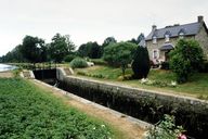 Site de l'écluse de Timadeuc (écluse n° 50 du Canal de Nantes à Brest, située à Bréhan)