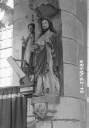 Statue : Saint Jean Baptiste, église paroissiale de Saint-Hernin (Saint-Hernin)