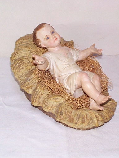 Santons (10) : La crèche