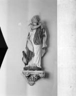 Statue (petite nature) : saint Pierre, église paroissiale Saint-Pierre (Arradon)