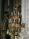Ensemble de 4 porte-luminaires, de 4 couronnes de lumières et de 6 porte-luminaires d'applique