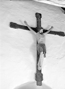 Croix : Christ en croix, église dite Chapelle Saint Méen, Gerguy (Augan)