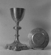 Calice & patène 2, église Saint-Michel (Glénac fusionnée en La Gacilly en 2017)