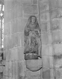 Groupe sculpté (petite nature, d'applique) : Vierge de Pitié, église paroissiale Saint-Ronan (Locronan)