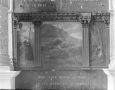 Tableau d'autel : Scènes de la guerre 1914-1918, église Notre-Dame de la Tronchaye (Rochefort-en-Terre)