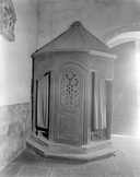 Confessionnal (2), église paroissiale Saint-Annouarn (Peumérit)