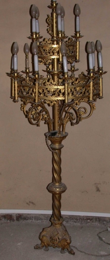 Paire de porte-luminaires