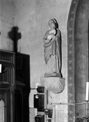 Statue (petite nature) : Vierge à l'Enfant, dite Notre-Dame de Lorette, église paroissiale Notre-Dame-de-Lorette (Roudouallec)