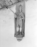 Statue (petite nature) : saint Louis, chapelle Saint-Louis (Limerzel)