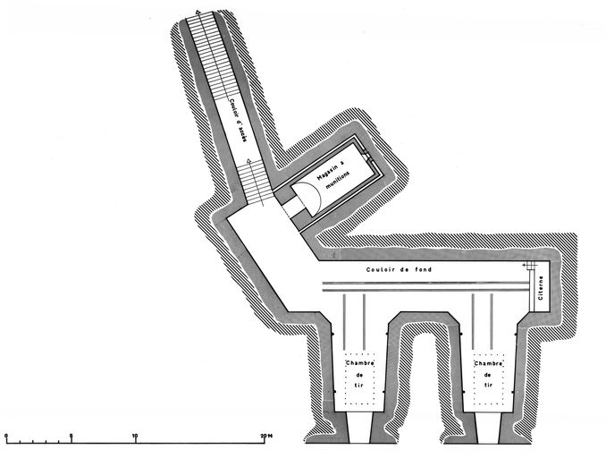 Batterie d'artillerie casematée de 32 cm des Capucins, Îlot des Capucins (Roscanvel)