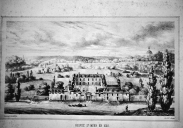 Hospice Saint-Méen, asile départemental d'aliénés, actuellement Centre Hospitalier Spécialisé Guillaume-Régnier, avenue Général-Leclerc (Rennes)