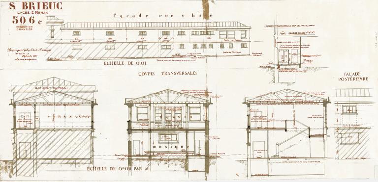 Lycée Ernest Renan, 2-4 boulevard Hérault (Saint-Brieuc)